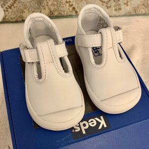 Keds (children’s) White T Strap Shoe